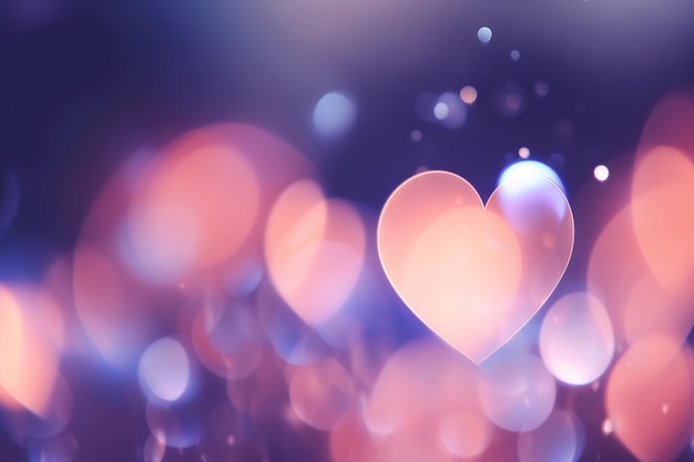 Zdjęcie unfocused background of hearts