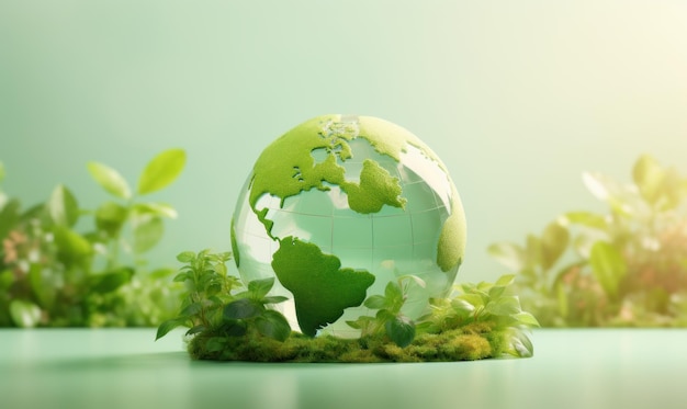 Uratuj świat koncepcja Ochrona środowiska Dzień Ziemi Dzień Środowiska Generatywna Ai