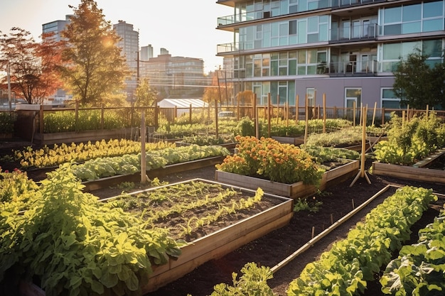 Urban Garden Oasis Tereny zielone w CityxA