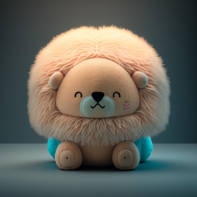 Urocza pluszowa zabawka Squishy Lion