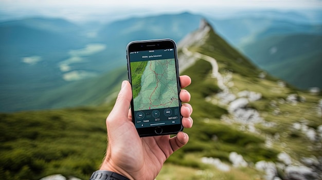 Urządzenie GPS prowadzące ich przez trudne środowiska z precyzją odważnie wyruszając tam, gdzie niewielu stąpało i tworząc unikalną ścieżkę generowaną przez sztuczną inteligencję