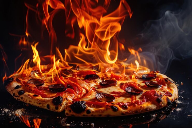 Zdjęcie urządzenie przeciwpożarowe do pizzy