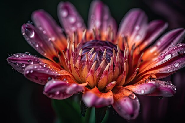 Urzekające piękno kwitnącego kwiatu uchwycone na oszałamiającej makrofotografii
