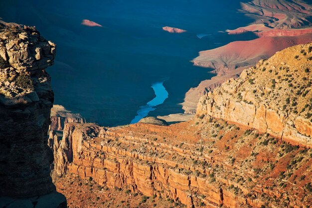 USA Arizona panoramiczne widoki i krajobrazy parku narodowego Wielkiego Kanionu