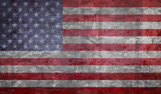 USA flag wektor grunge design