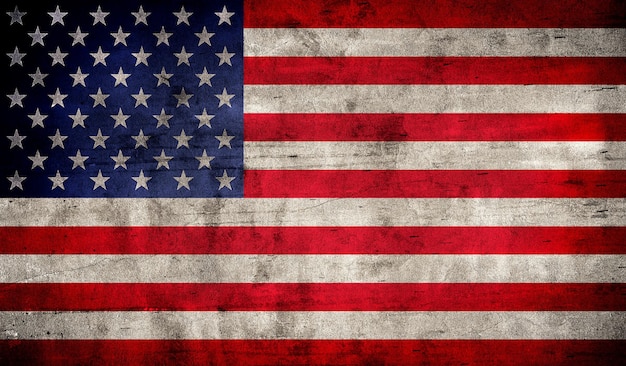 USA flag wektor grunge design