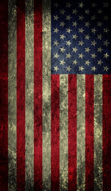 USA flag wektor grunge design