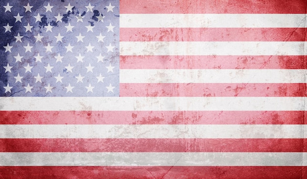 USA flag wektor grunge design