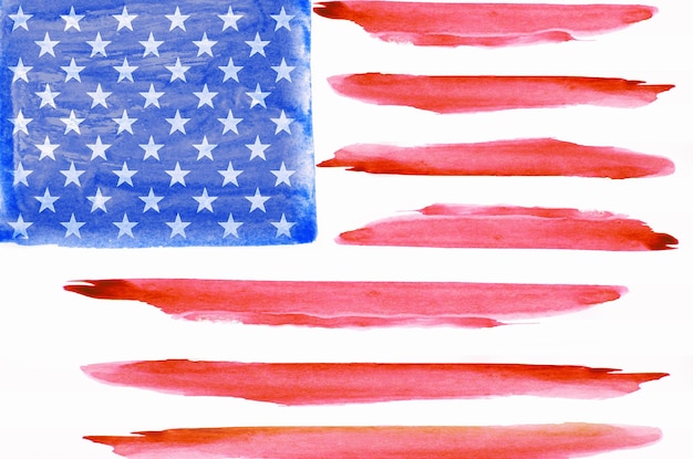 USA flag wektor grunge design