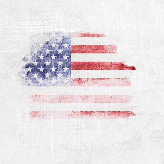 USA flag wektor grunge design