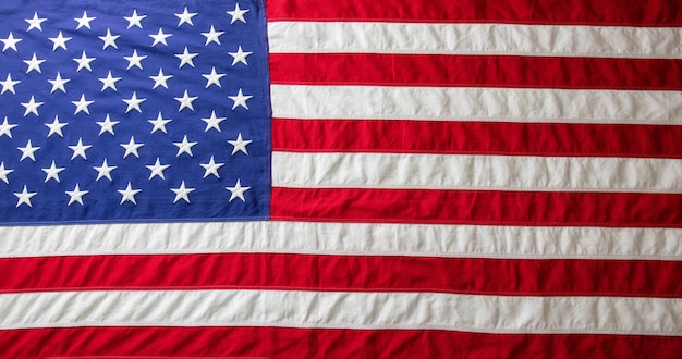 USA Flaga fala tła American National Holiday Memorial i Dzień Niepodległości powyżej widoku