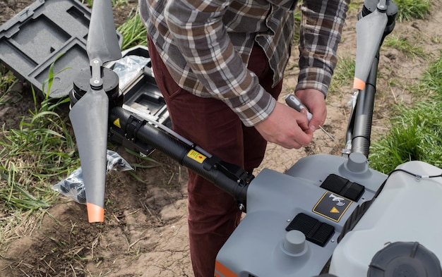 Utrzymanie nowego drona rolniczego dla gospodarstw domowych inteligentnego agro