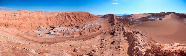 Valle del luna dolina księżyca w atacama chile