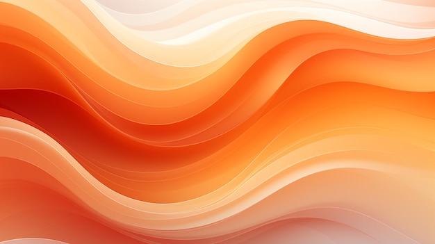 _vector_abstract_background_with_flowing_orange_