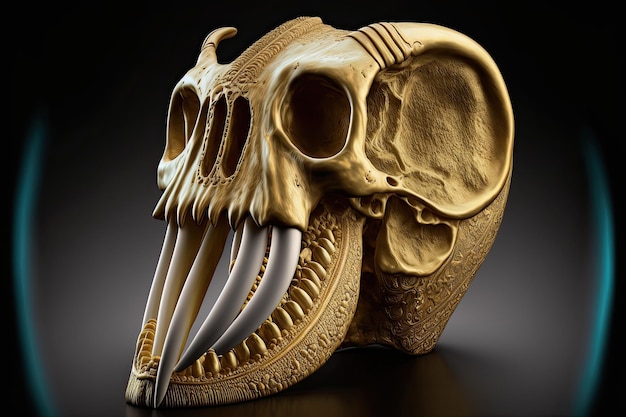 Vector Art Skull