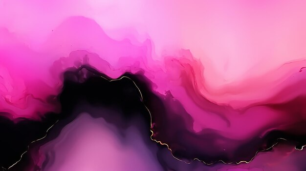 vector_black_and_pink_hand_painted_alcohol_ink_backg