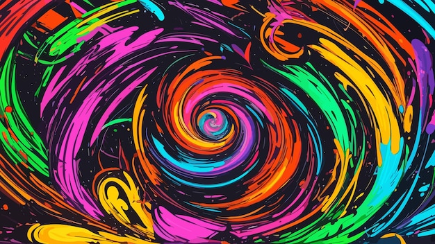 Vector smears splash art czarna dziura efekt cyklonu tło Web banner desktop tapeta