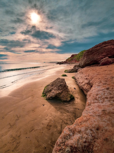 Vega Baja del Segura Orihuela Costa Punta Prima su playa paisaje y torrede Punta Prima