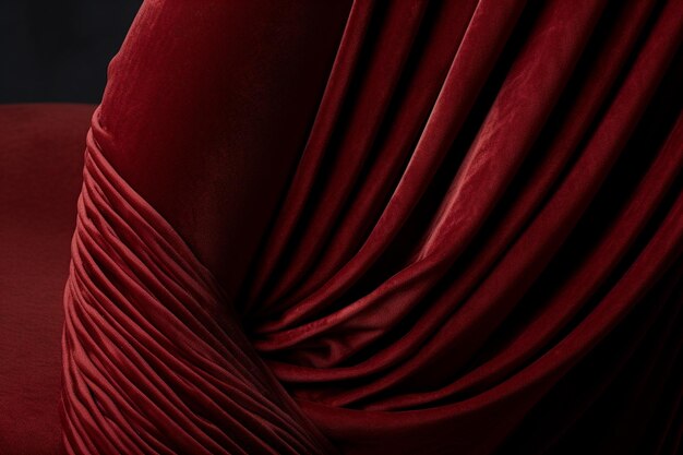 Zdjęcie velvet charm opulent drapery texture setting