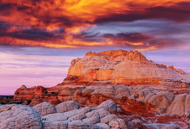 Vermilion Cliffs National Monument Krajobrazy O Wschodzie Słońca