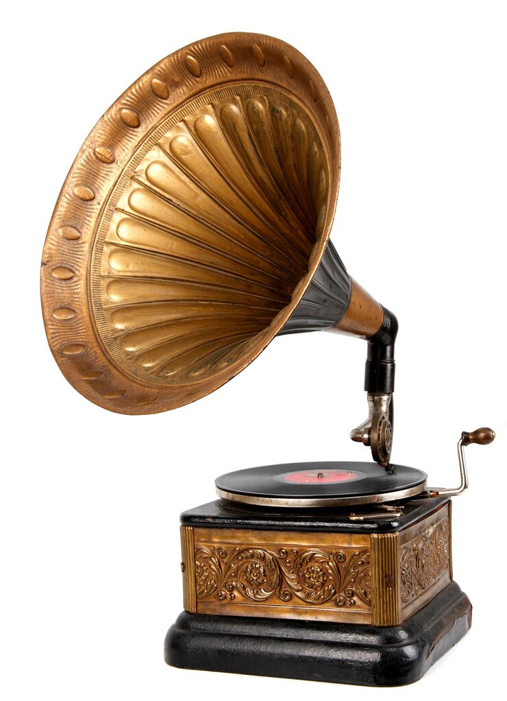 Vintage gramofon gramofonowy, gramofon