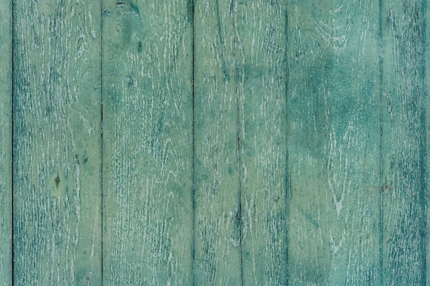 Vintage Old Green Wood Wall