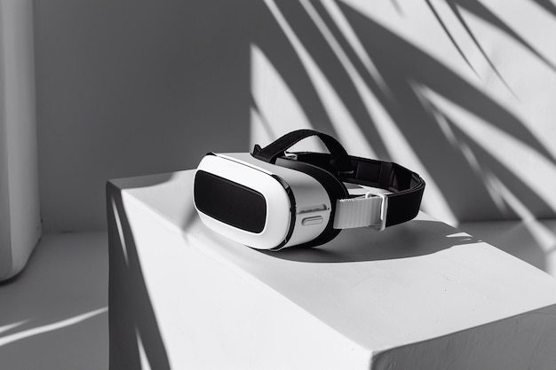 Virtual Reality Mockup dla siebie w cyfrowym WorldVR mockup