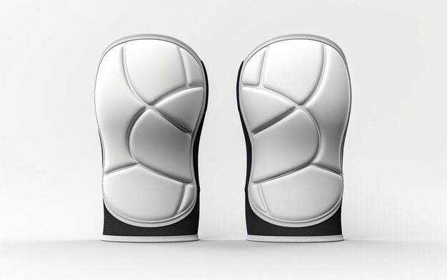 Zdjęcie volleyball knee pads on pure white