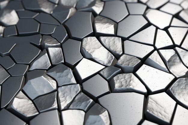 Voronoi Blokuje Wzór Tekstury Tła