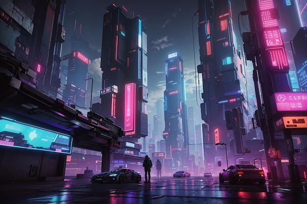 VR Cyberpunk Dystopia