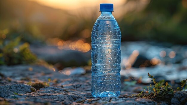 W celu zmniejszenia ilości odpadów plastikowych wykorzystuje się recykling butelek z wodą