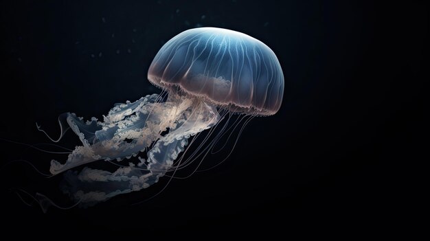 W ciemności widać meduzę