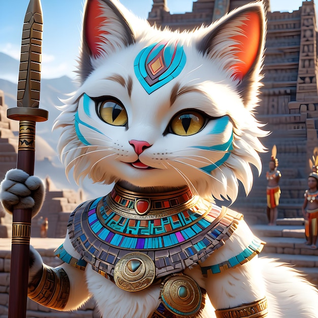 W cywilizacji Azteków koty były uważane za święte zwierzęta.