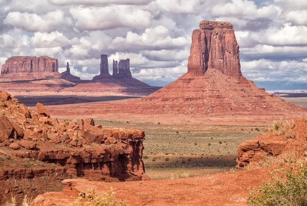 Zdjęcie w parku plemiennym monument valley navajo utaharizonausa