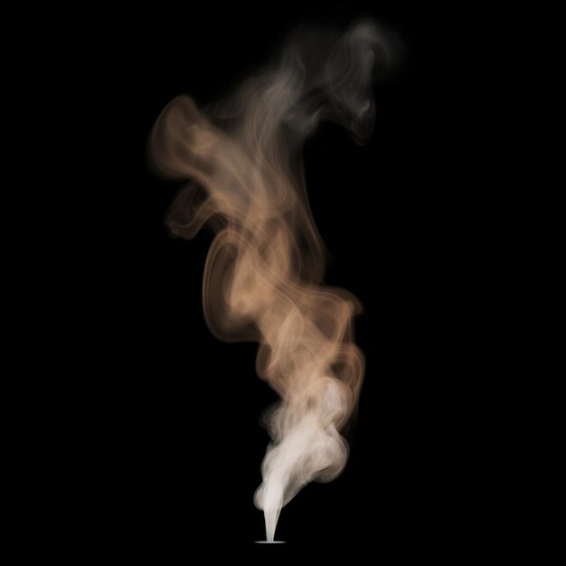 w powietrzu unosi się dym, z którego wydobywa się dym.