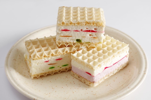 Zdjęcie wafle z marshmallow