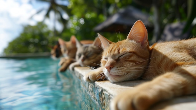wakacje dla kotów w miłym ośrodku wypoczynkowym dla kotów