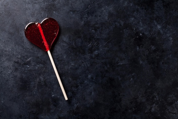 Walentynki kartkę z życzeniami Słodkie cukierkowe serce
