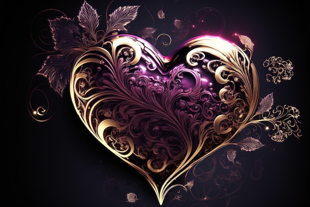 Walentynki Miłość Serce Romans Tapeta Art Tło