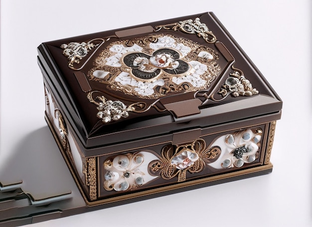 Zdjęcie walentynkowe pudełko na biżuterię