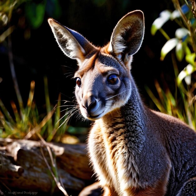 Wallaby dzikie zwierzę żyjące w przyrodzie część ekosystemu