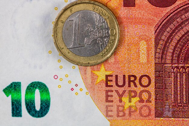 Waluta Euro Europa inflacja Pieniądze euro Waluta Unii Europejskiej