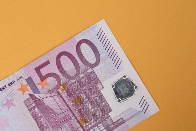 Waluta europejska pieniądze banknoty euro