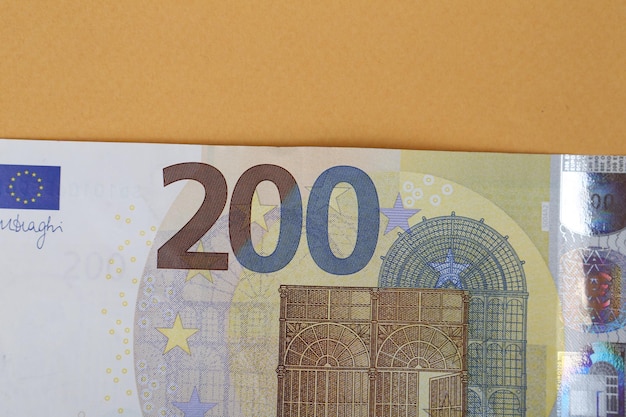 Waluta europejska pieniądze banknoty euro