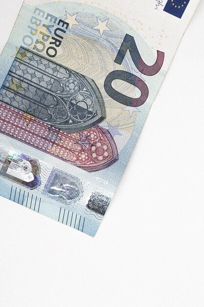 Waluta europejska pieniądze banknoty euro