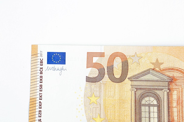 Waluta europejska pieniądze banknoty euro