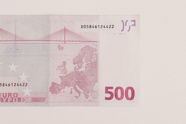 Waluta europejska pieniądze banknoty euro