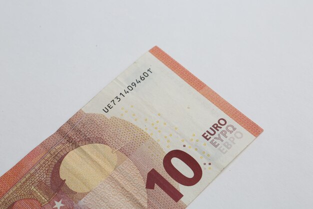 Waluta europejska pieniądze banknoty euro