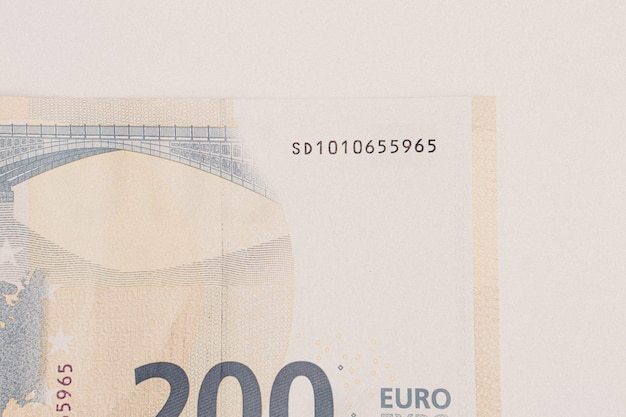 Waluta europejska pieniądze banknoty euro