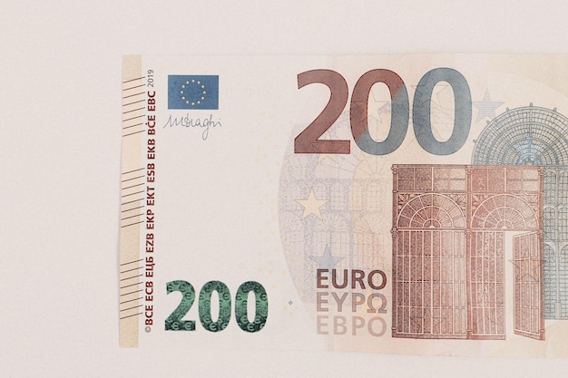 Waluta europejska pieniądze banknoty euro